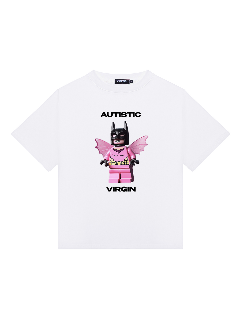 Футболка Autistic Virgin біла