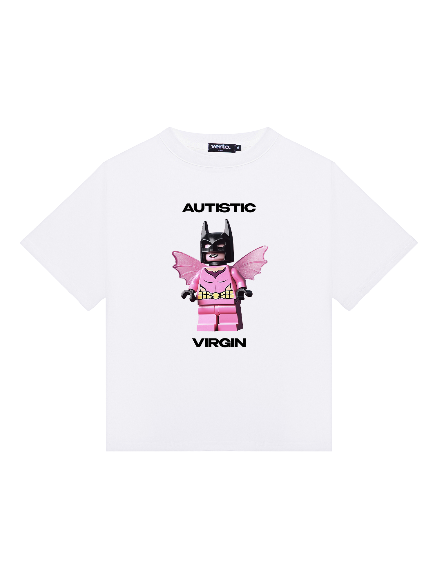 Футболка Autistic Virgin біла