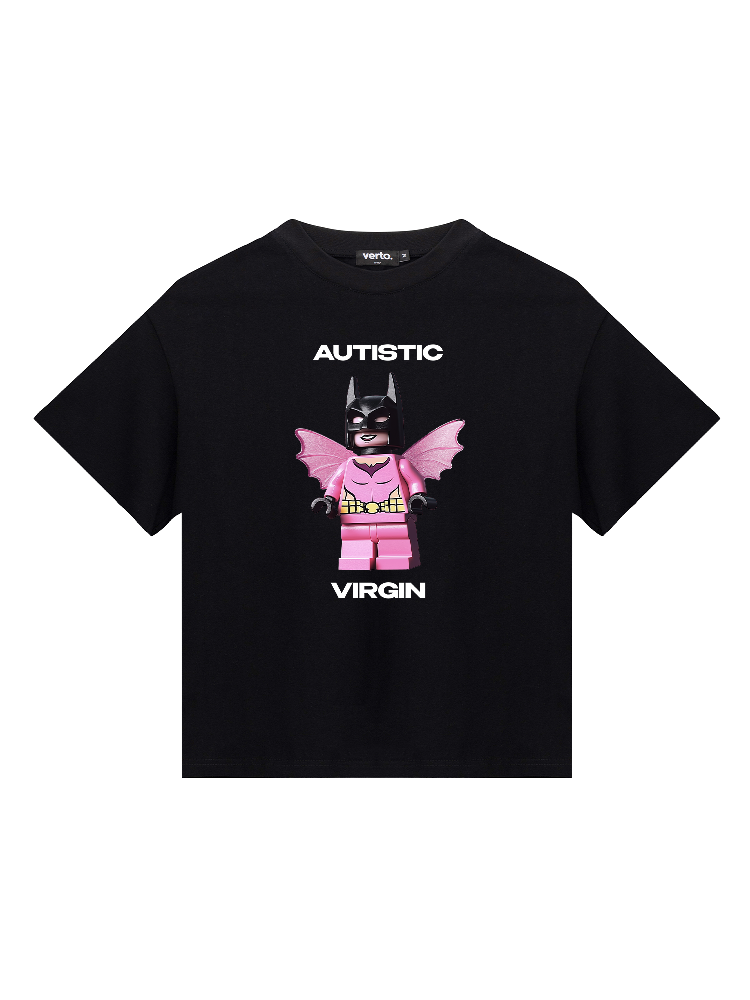 Футболка Autistic Virgin чорна
