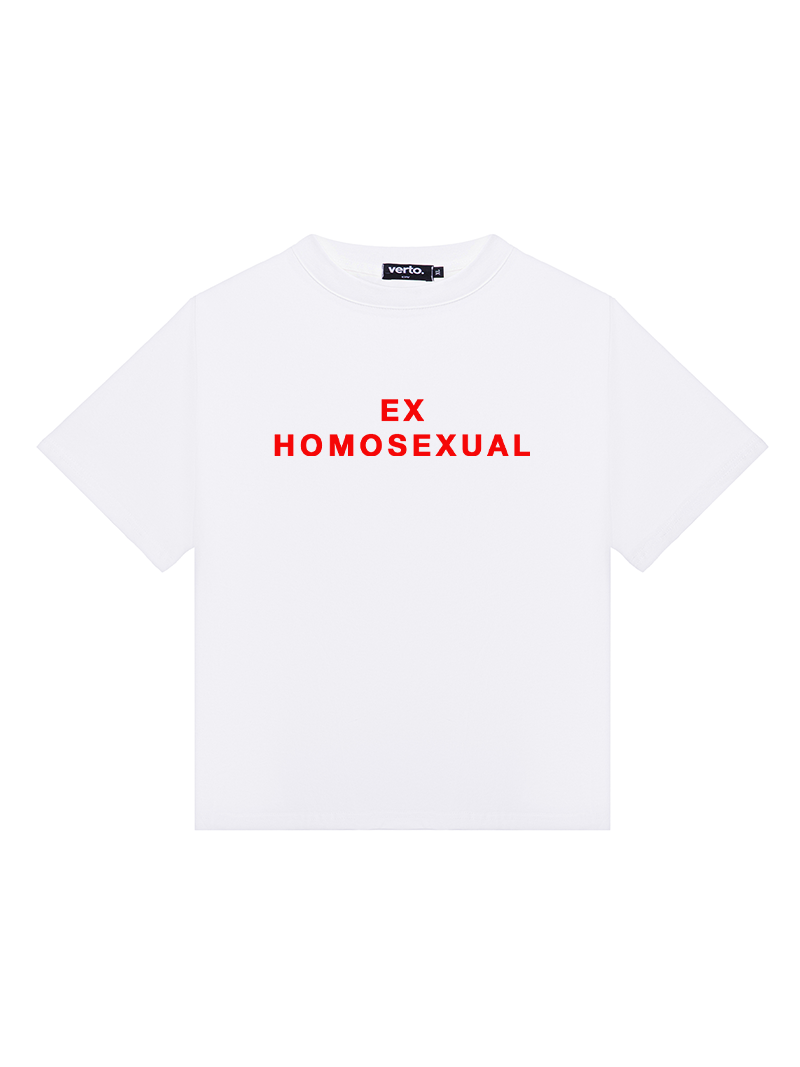 Футболка Ex Homosexual біла