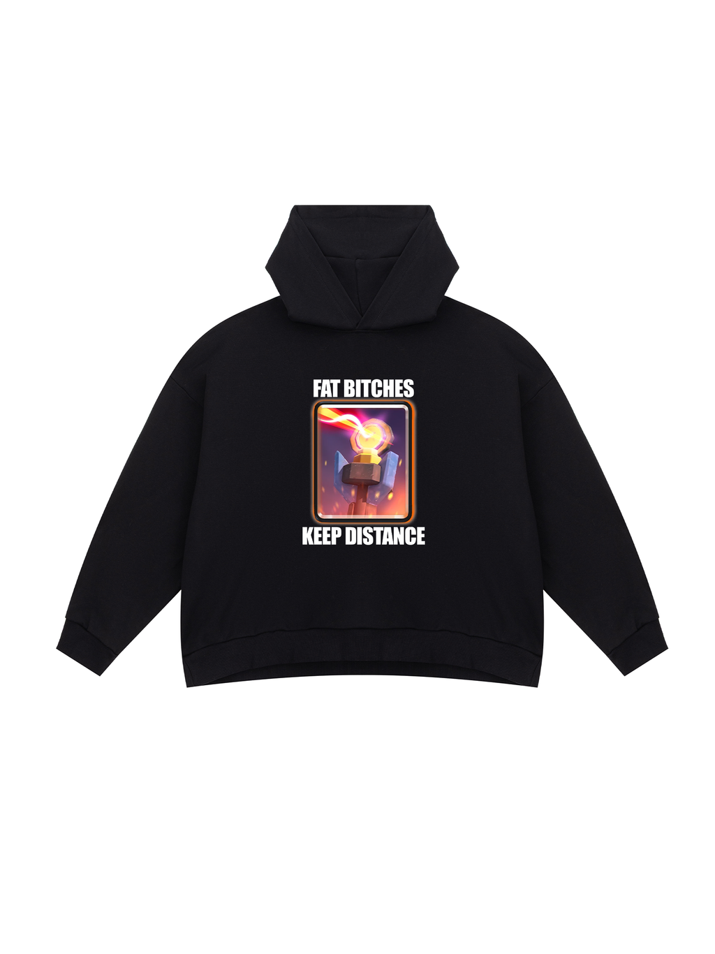 Худі Fat Bitches Keep Distance