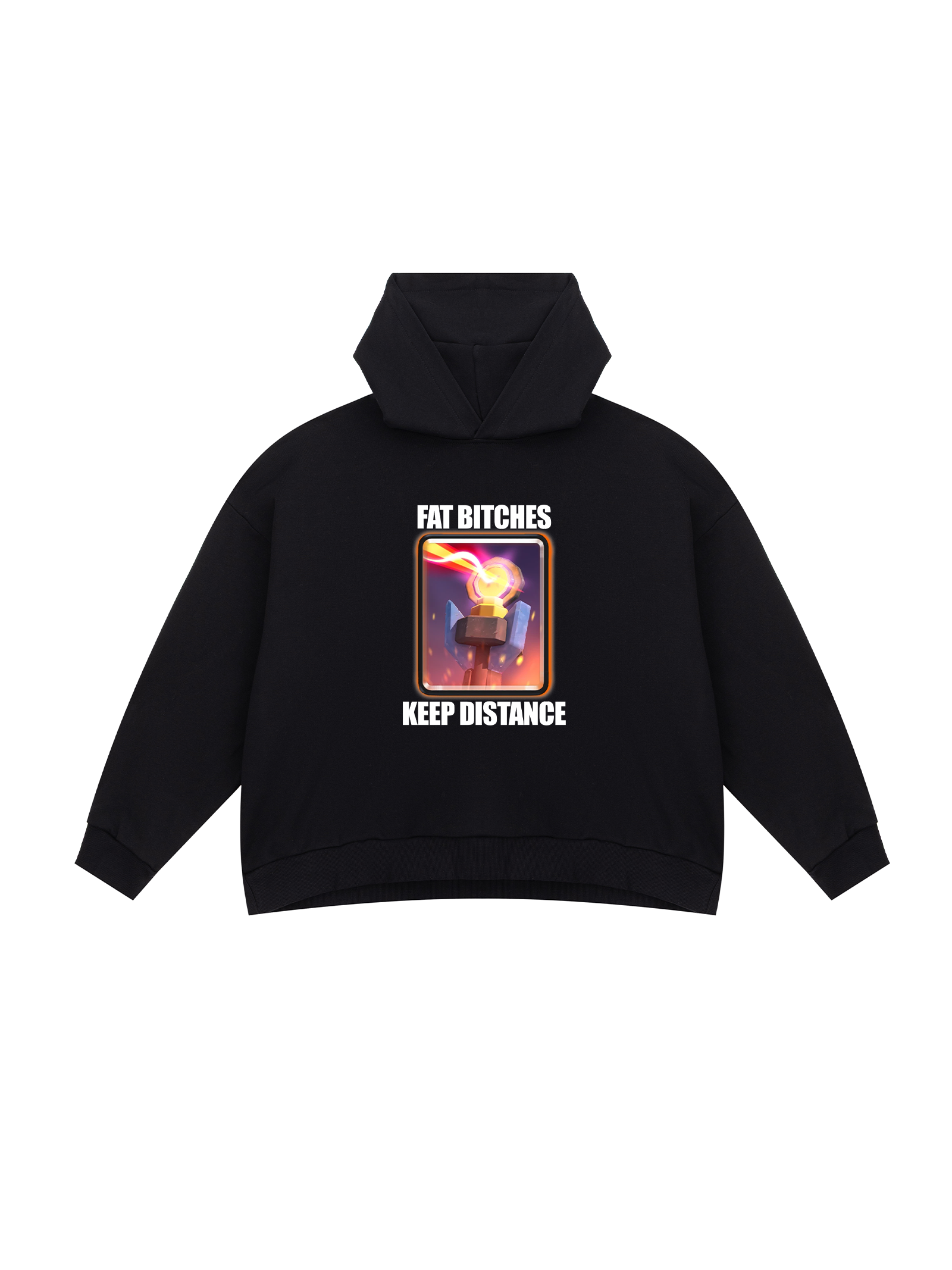 Худі Fat Bitches Keep Distance