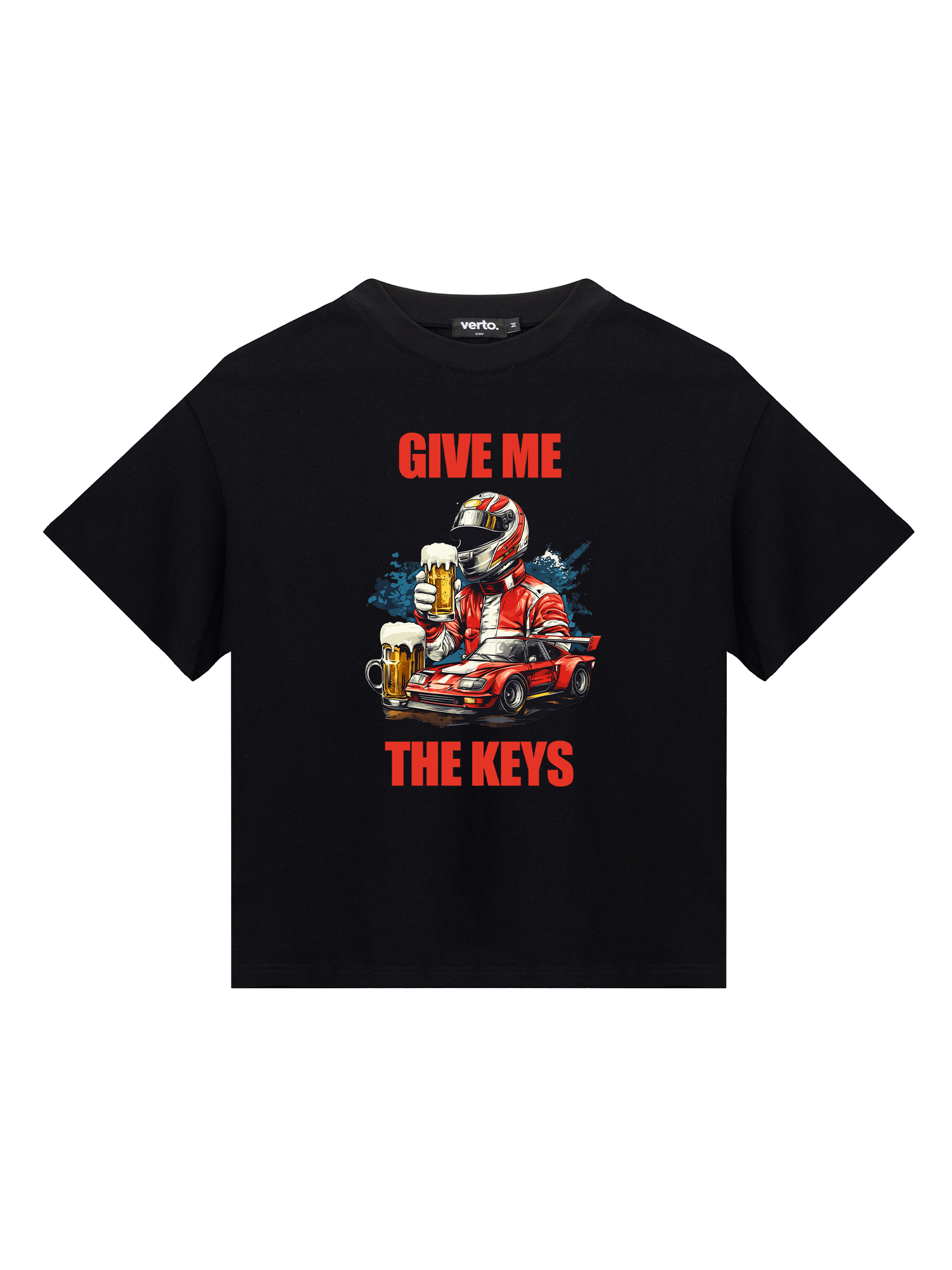 Футболка Give Me The Keys чорна