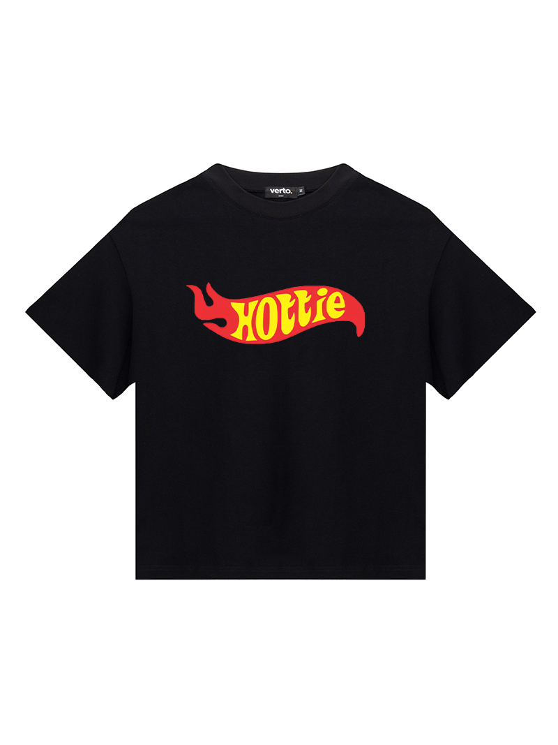 Футболка Hottie чорна