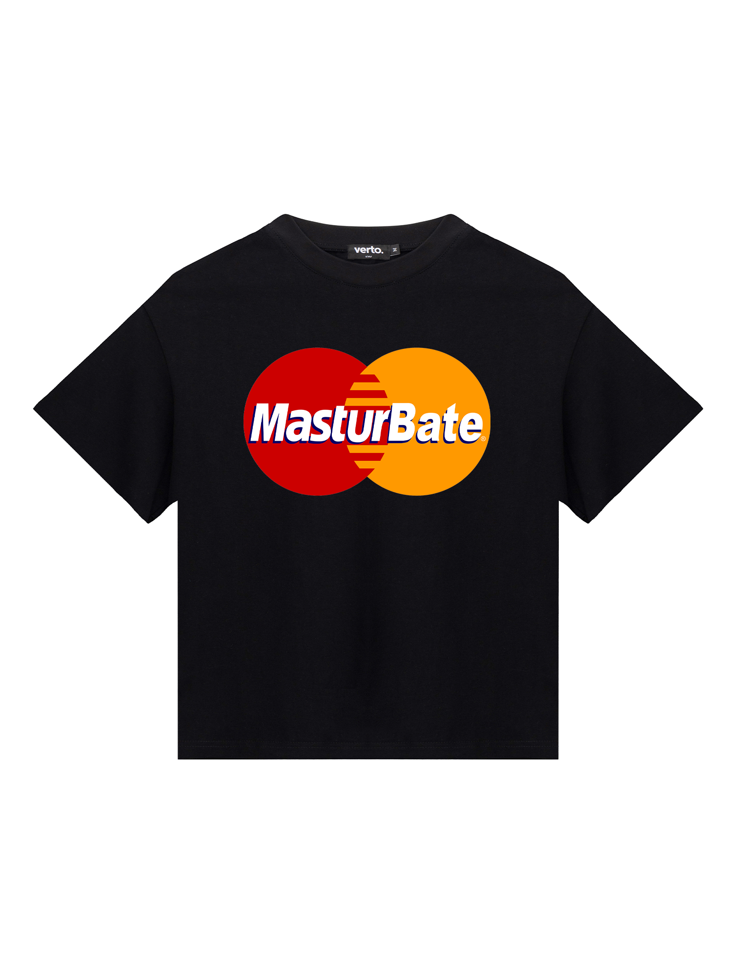 Футболка MasturBate чорна