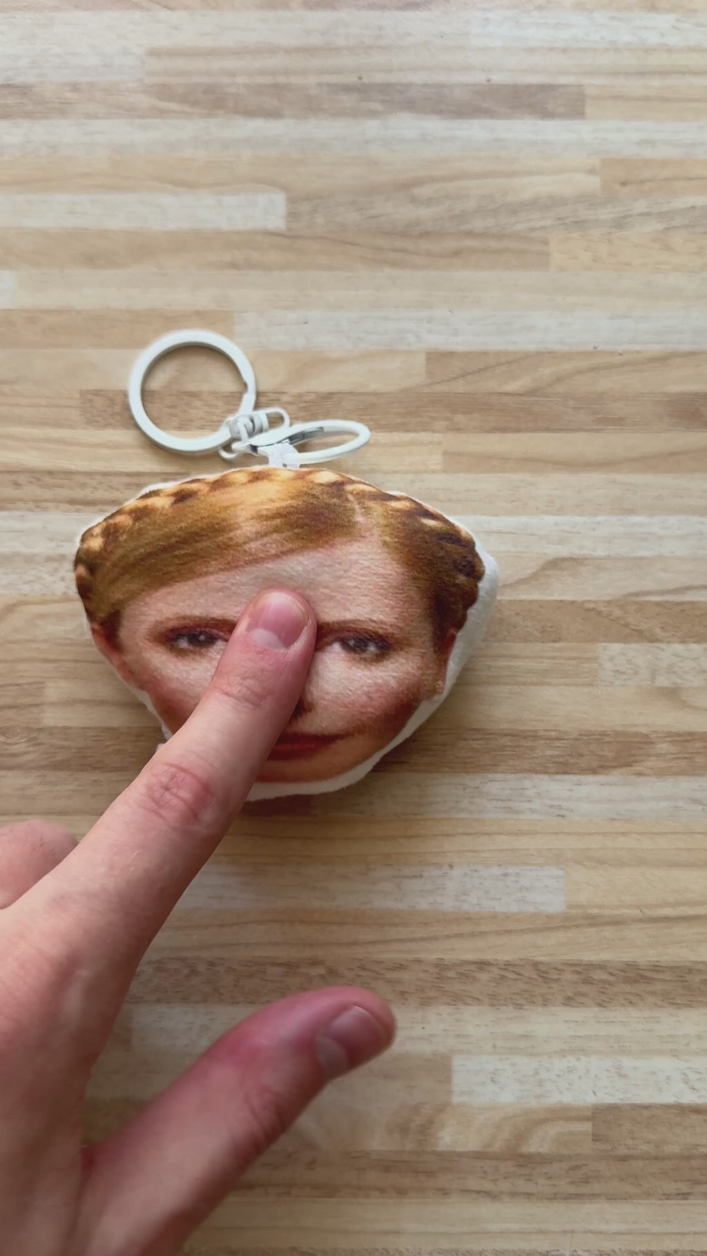 Keychain with speaker Yulia Tymoshenko