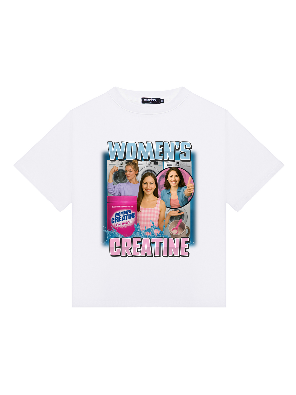 Футболка Women's Creatine біла