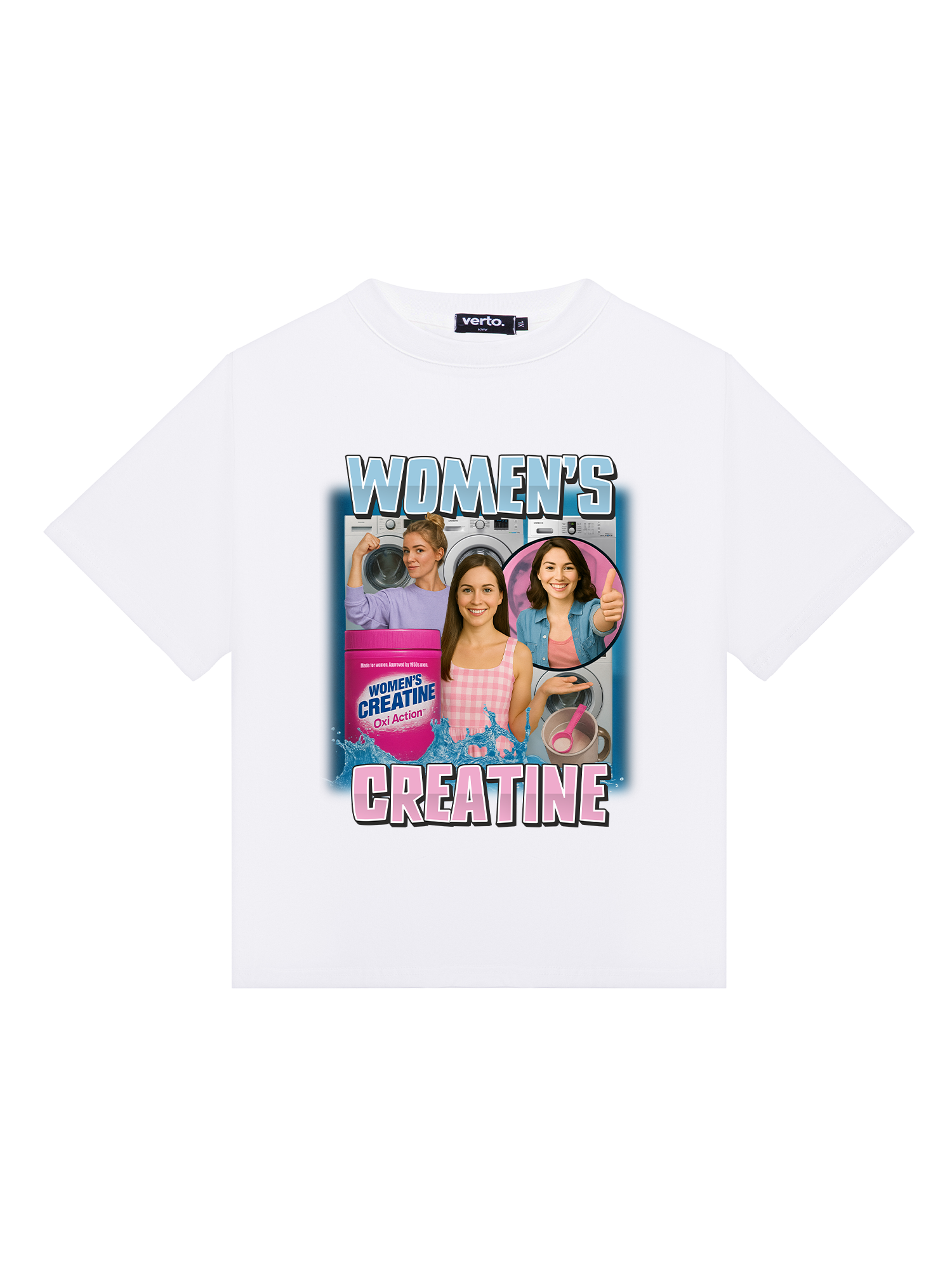 Футболка Women's Creatine біла