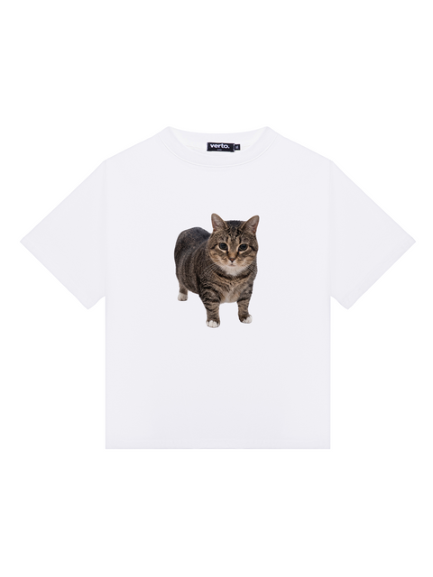 Футболка oiiai cat біла 388385638 фото